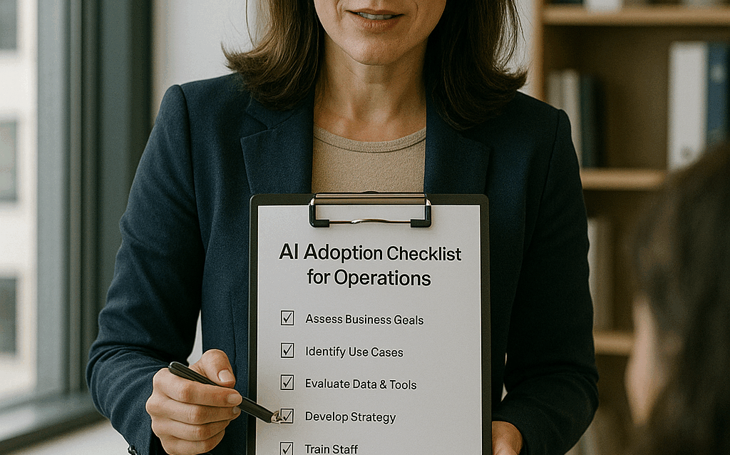 The Mid-Market Executive’s AI Adoption Checklist for Operations